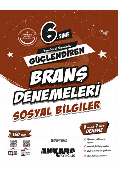 Efsane Yayınları 6.Sınıf Ankara Güçlendiren Sosyal Bilgiler Branş Denemeleri ...