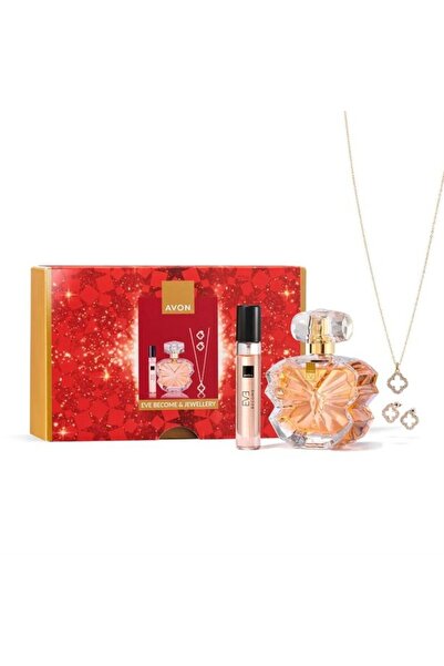 AVON Eve Become perfume and jewelry gift set