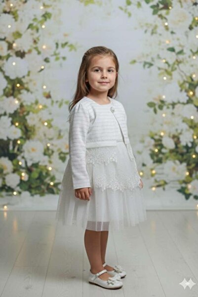 mali-kon kids فستان زفاف للفتيات من مالي-كون