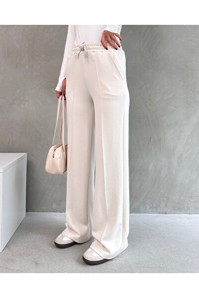 modapark.ist Women's Elastic Waist Modal Trousers