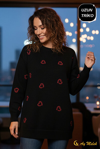 AYMELEK Women's Knitwear Sweater Soft Textured Crew Neck Sweater