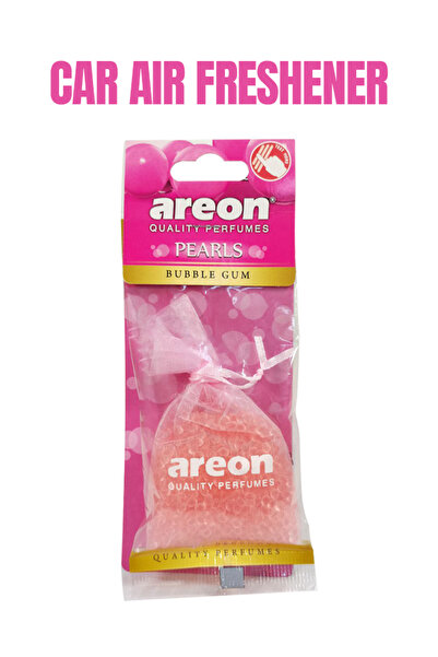 Areon Pearls Bubble Gum Car Air Freshener for Long-Lasting Fragrance