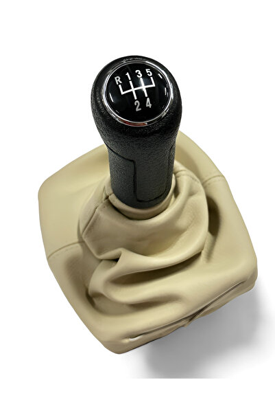 gkl Vw Polo 2002-2009 Gear Shift Knob 5 Speed (Beige) 6Q0711113A Hrj