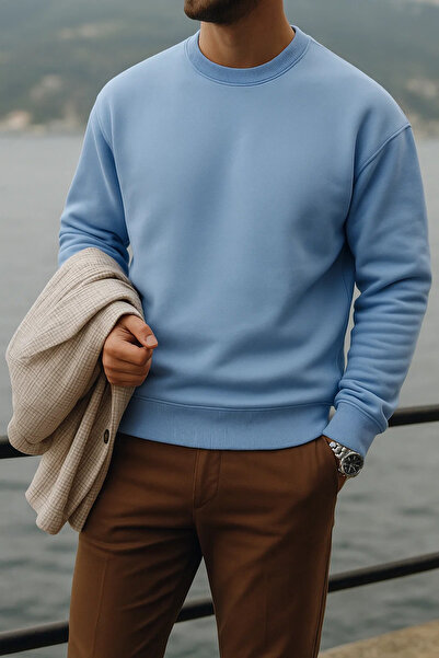 COMBİNE MİCHAİL Men's Oversized Premium Winter 3-Piece Sweater