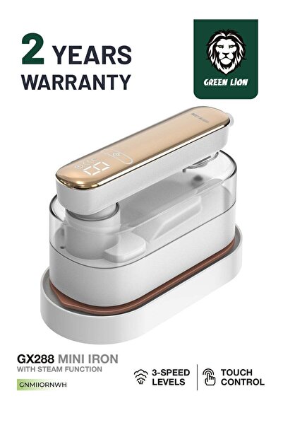 Green Lion GX288 Mini Steam Iron 1000W - White