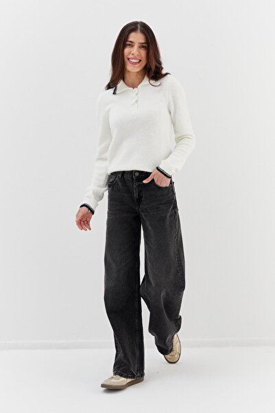 Shopping Shop Polo neck sweater ecru