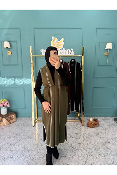 Nissra Ατσάλινο γιλέκο Ankanoor Çoban με κέντημα διπλό πέτο ANKA2518205