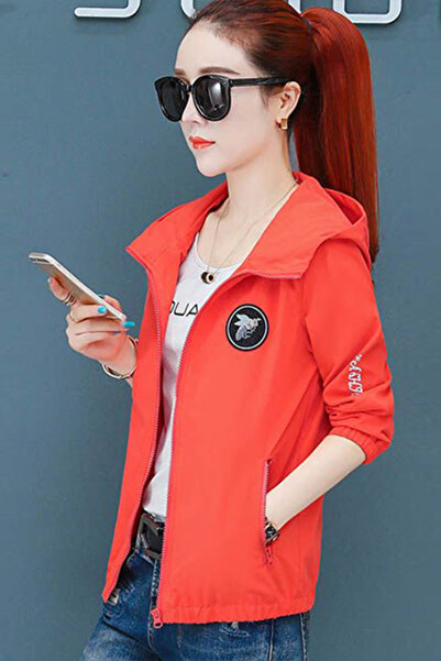 dorbe stylish zipper closure long sleeves women winter wear hooded jacket