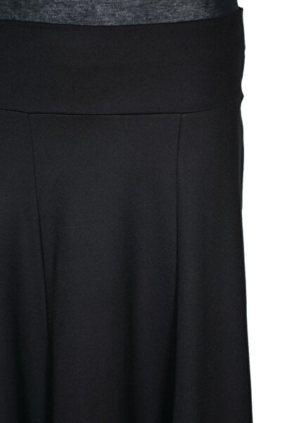 Barem Women's Laden Corseted Steel Medium Thick 6-Piece Black Skirt