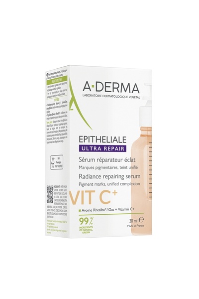 A-DERMA Ορός επανόρθωσης με βιταμίνη C+ Epitheliale Ultra Repair A-Derma, 30 ml