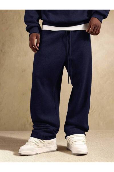 WKM Baggy Men's 3 Thread Loose Fit Wide Leg Transitional Tracksuit