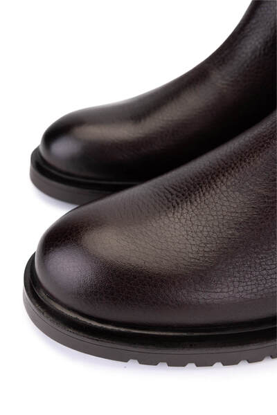 Tamer Tanca Men's Genuine Leather Brown Casual Boots