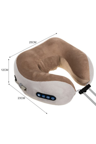 Selgot Neck Pillow with Massage and Heating, Size 23 x 25 x 12 cm