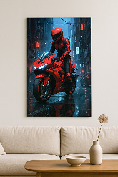 BLT DİZAYN Cyberpunk Biker Glass Table