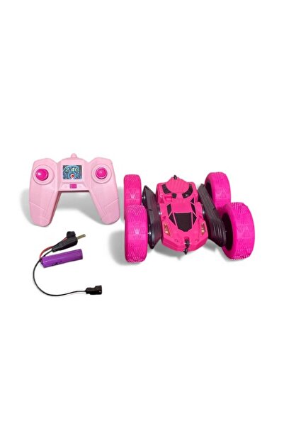 Seher Uzaktan Kumandalı Şarjlı Akrobat Araba Pembe 3222