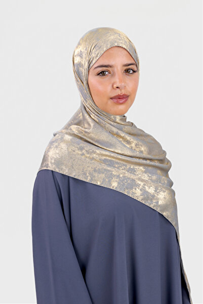 Ophelia Luxury Hijab|Golden Gray