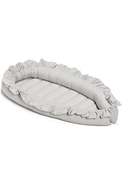 LITTLE ANGEL - Baby Lounger Nest – Newborn Infant Sleeper Pod Bed With Ruffle