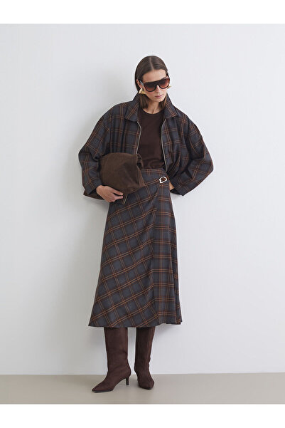 LC Waikiki Peak Нова колекция Пола с висока талия и каре