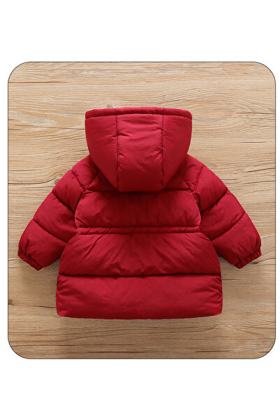 nannie Girls Red Jacket with Cats and Purse - 4-5 years