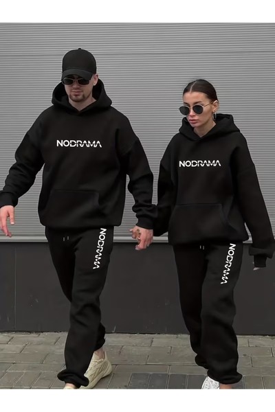 Flaubert Falubert-Unisex Printed Oversized Sweater - Sweatpants 2-Piece Set 5m