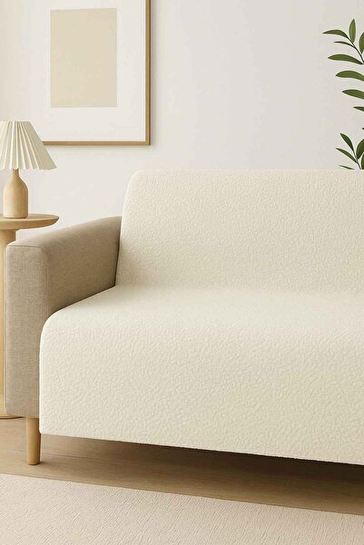 Decomia Home Daisy Kabartmalı Yumuşak Koltuk Örtüsü Çok Amaçlı Koltuk Şalı Kaymaz Süngerli (165x205 cm)