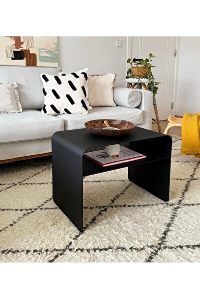 larissa design çok amaçlı metal sehpa