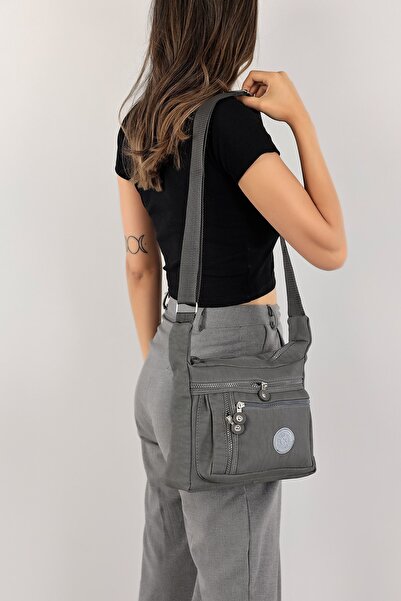 FHD BAGS Multi-Compartment Quilted Daily Crossbody Women's Shoulder Bag (Satin Waterproof Fabric)