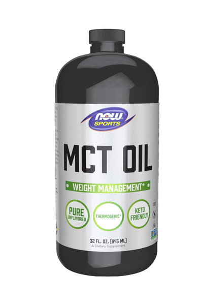Now Foods Sports Nutrition, MCT (Medium-chain triglycerides) Oil 14 g, Weight Management, Liquid, 946 ml
