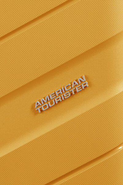 American Tourister JETDRIVER 3.0-902 Troller Medium Yellow- 67/24 cm, 4 H-Spin Wheels
