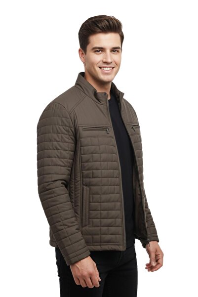 BIGAZZI Ανδρικό καπιτονέ αθλητικό παλτό με γιακά δικαστή 99500 BGL-ST04169