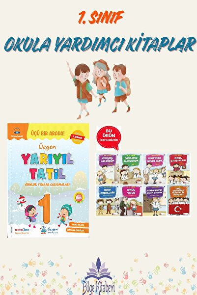 Üçgen Yayıncılık Triangle Grade 1 Semester Holiday Book (Covers the Topics of...