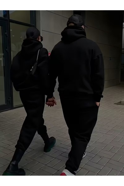 Flaubert Falubert-Unisex Printed Oversized Sweater - Sweatpants 2-Piece Set 5m