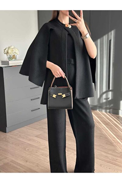 Tugen Co SİYAH TRİKO PANTOLON