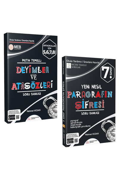 Paragrafın Şifresi Yayınları 7. SINIF ANLAM BİLGİSİ SETİ
