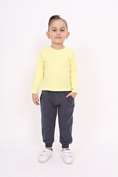 Toontoy Unisex Kids Printed Crew Neck Long Sleeve T-Shirt