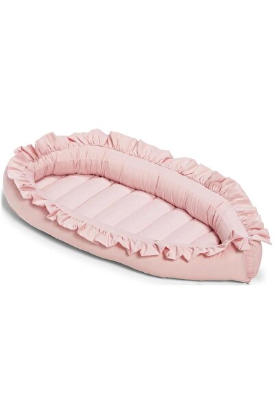 LITTLE ANGEL - Baby Lounger Nest – Newborn Infant Sleeper Pod Bed With Ruffle