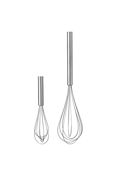 Generic Whisk, set of 2, stainless steel