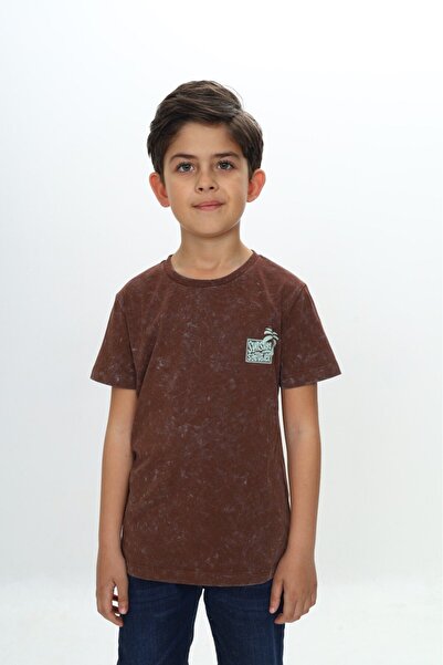Toontoy Tricou cu mânecă scurtă cu imprimeu pentru băiat