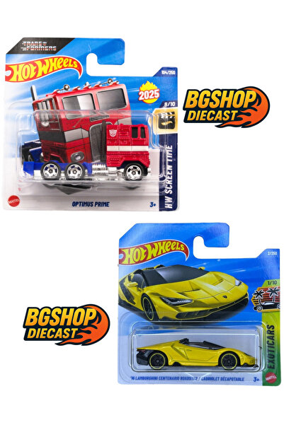 HOT WHEELS 2026 Case A Lamborghini Centenario Roadster - OPTİMUS PRİME (2li Set)
