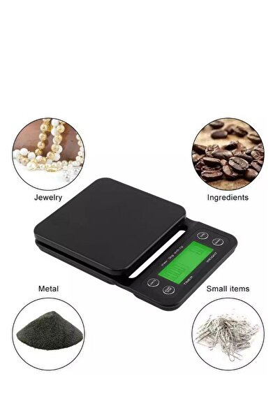 The comprehensive house Black Electronic Coffee Scale
