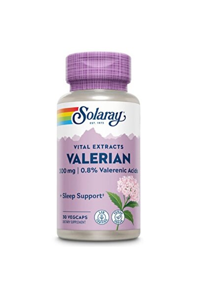Secom Valerian Dietary Supplement Solaray, 30 Capsules -