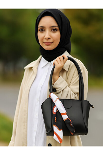 MRB Leather Women's Shoulder Bag with Scarf Women's Shoulder Bag