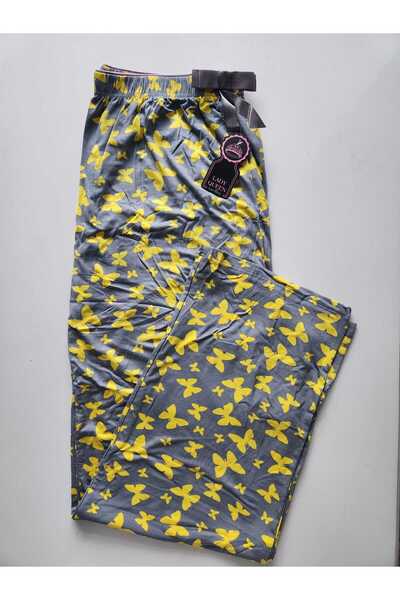 Lady Queen Πιτζάμα με λύκρα και βισκόζη μεγέθους Battal 6020