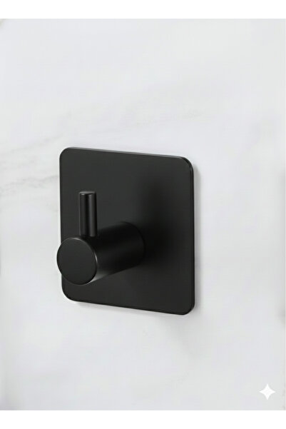 Staal Mat Siyah Paslanmaz Çelik Duvar Askısı – Yapışkanlı Banyo & Mutfak Havl...