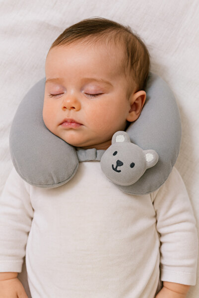 mini mia Baby Neck Pillow Soft and Breathable 9 Months +