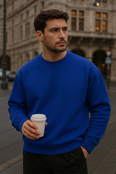 COMBİNE MİCHAİL Men's Casual Basic Crew Neck 3-Piece Sweater