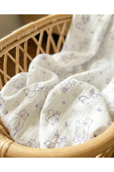 Zezig إنكي - غطاء من الموسلين بنمط الغابات