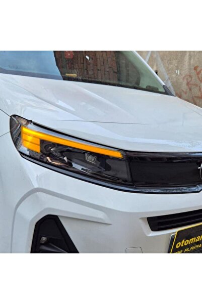 Carmind Opel Combo Gündüz Farı Sticker Seti Turuncu