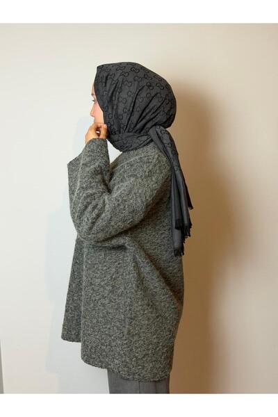 Hooopstore Melanj Dokulu Gri Kazak