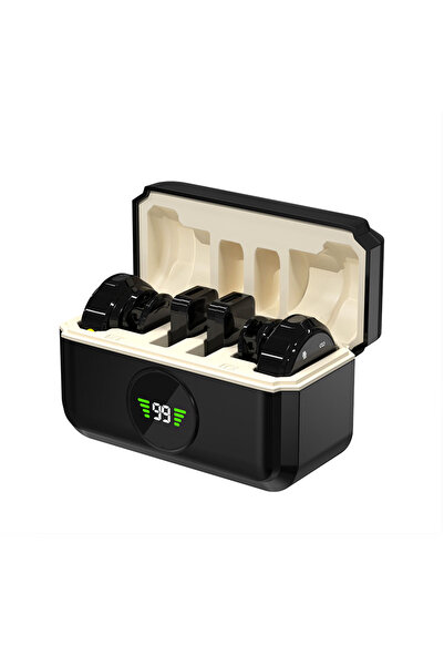 Generic Wireless Microphone With Battery & Magnetic Lavalier For Phone Recording & Live Broadcast - Q9